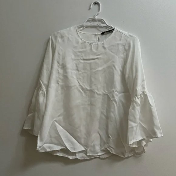 Zara Flowy Sleeve Blouse XS - Picture 1 of 6